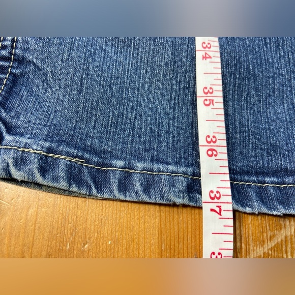 RIDERS Blue Flared Denim Jeans - Picture 2 of 6